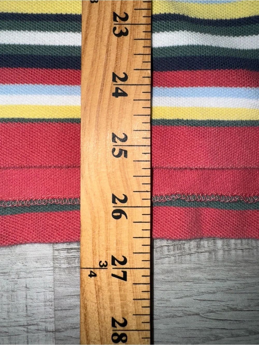 Vintage Polo Ralph Lauren Striped Polo Shirt Mens Small Multicolor 100% Cotton